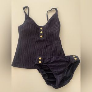 Bleu by Rod Beattie Tankini Swimsuit - Black Size 6